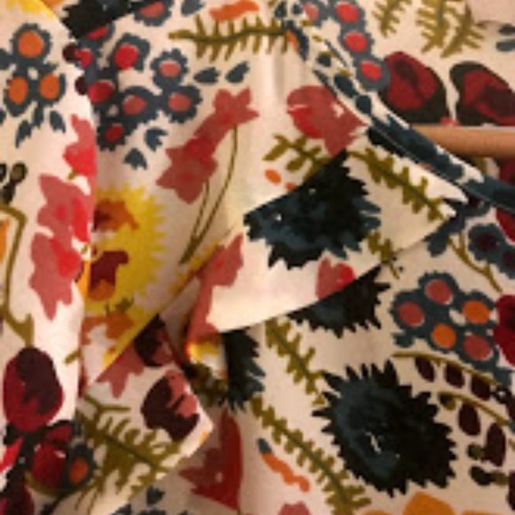 Floral Print Blouse (Loft, Size M) - Picture 2 of 7